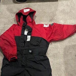 Helly Hansen Industrial Black and Gray Snowsuit